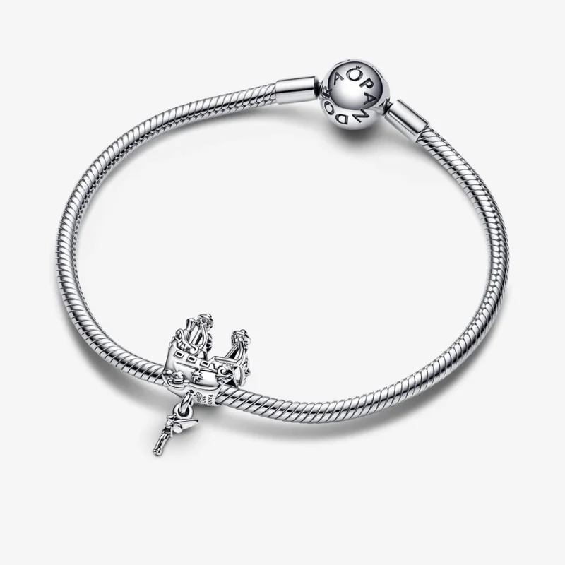 (image for) PANDORA Disney Tinker Bell & Captain Hook's Pirate Ship Charm - 792521C00 - View 4