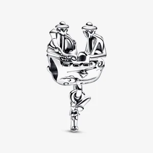 (image for) PANDORA Disney Tinker Bell & Captain Hook's Pirate Ship Charm - 792521C00