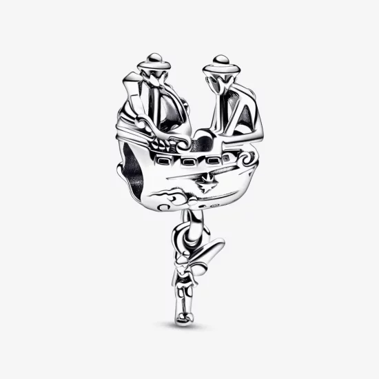 PANDORA Disney Tinker Bell & Captain Hook\'s Pirate Ship Charm - 792521C00