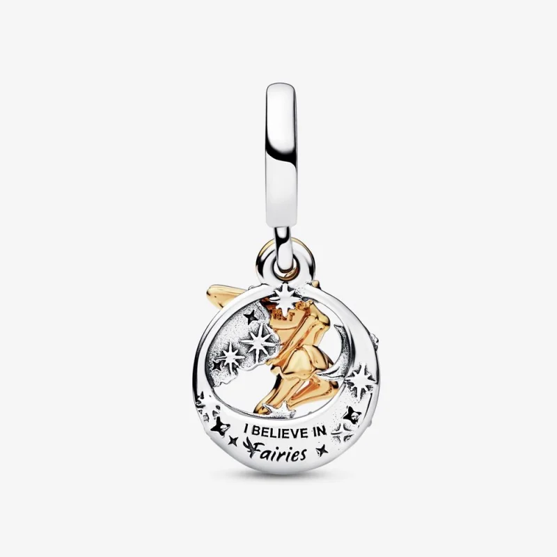 (image for) PANDORA Disney Tinker Bell Celestial Night Dangle Charm - 762517C01 - View 3