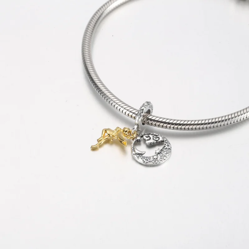 (image for) PANDORA Disney Tinker Bell Celestial Night Dangle Charm - 762517C01 - View 7