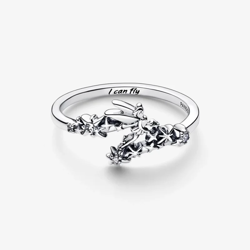 (image for) PANDORA Disney Tinker Bell Sparkling Ring - 192516C01 - View 3