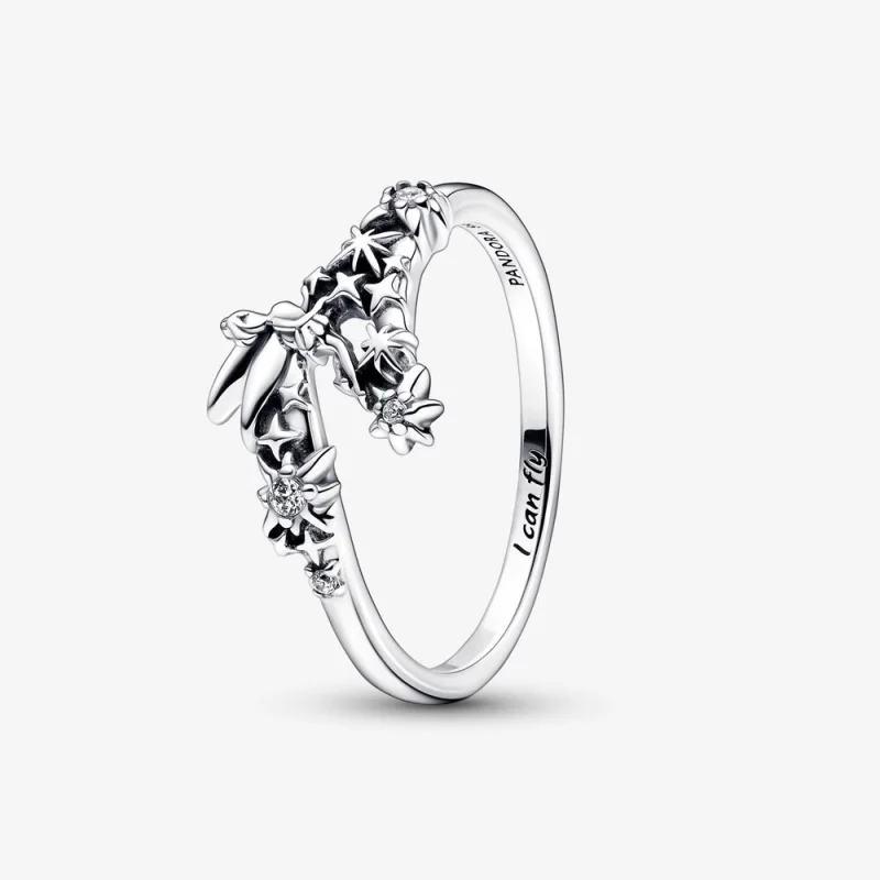 (image for) PANDORA Disney Tinker Bell Sparkling Ring - 192516C01 - Product Image