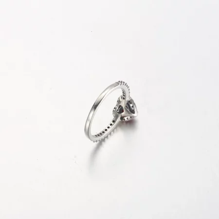 PANDORA Elevated Red Heart Ring - 198421C02