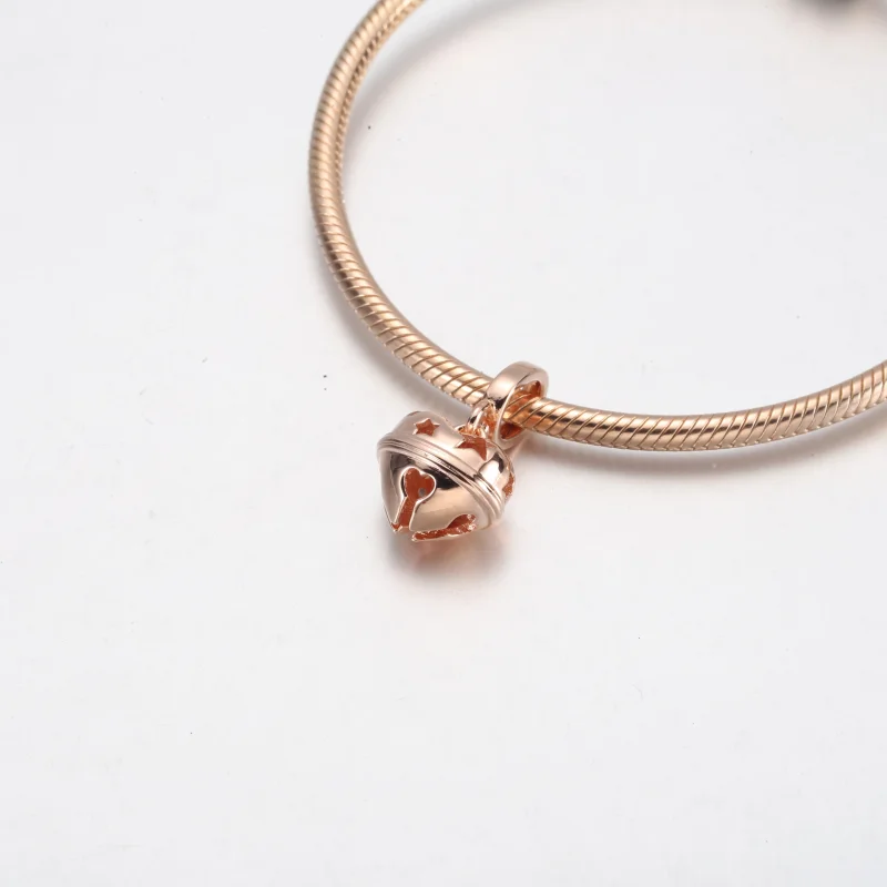 (image for) PANDORA Festive Bell Dangle Charm - 782376C00 - View 6