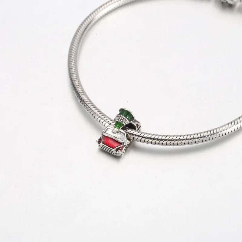 (image for) PANDORA Festive Car & Christmas Tree Charm - 792358C01 - View 12