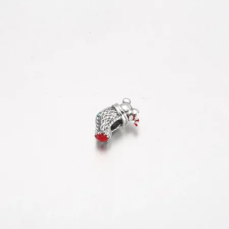PANDORA Festive Mouse & Stocking Charm - 792366C01