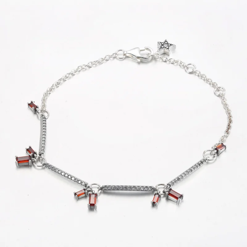 (image for) PANDORA Firecracker Pavé Bars Bracelet - 592537C01 - View 2