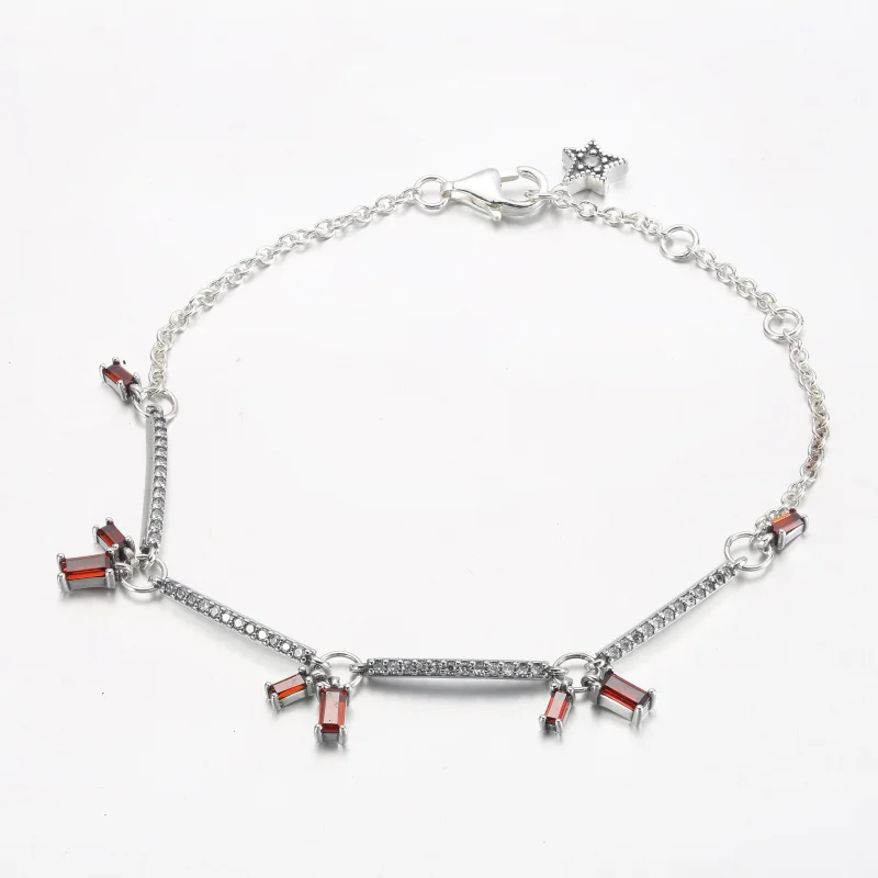 (image for) PANDORA Firecracker Pavé Bars Bracelet - 592537C01 - View 6