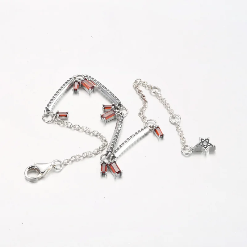 (image for) PANDORA Firecracker Pavé Bars Bracelet - 592537C01 - View 9