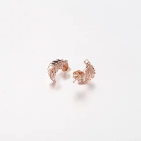 PANDORA Floating Curved Feather Stud Earrings - 282574C01 PANDORA Floating Curved Feather Stud Earrings - 282574C01