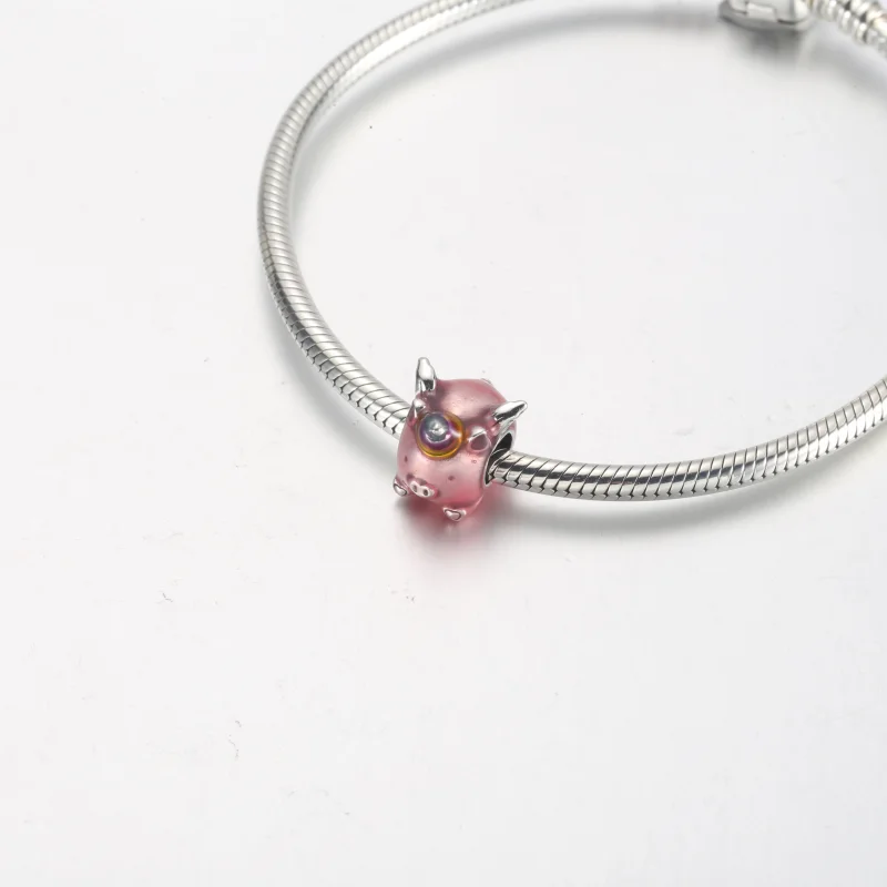 (image for) PANDORA Flying Unicorn Pig Charm - 792573C01 - View 8