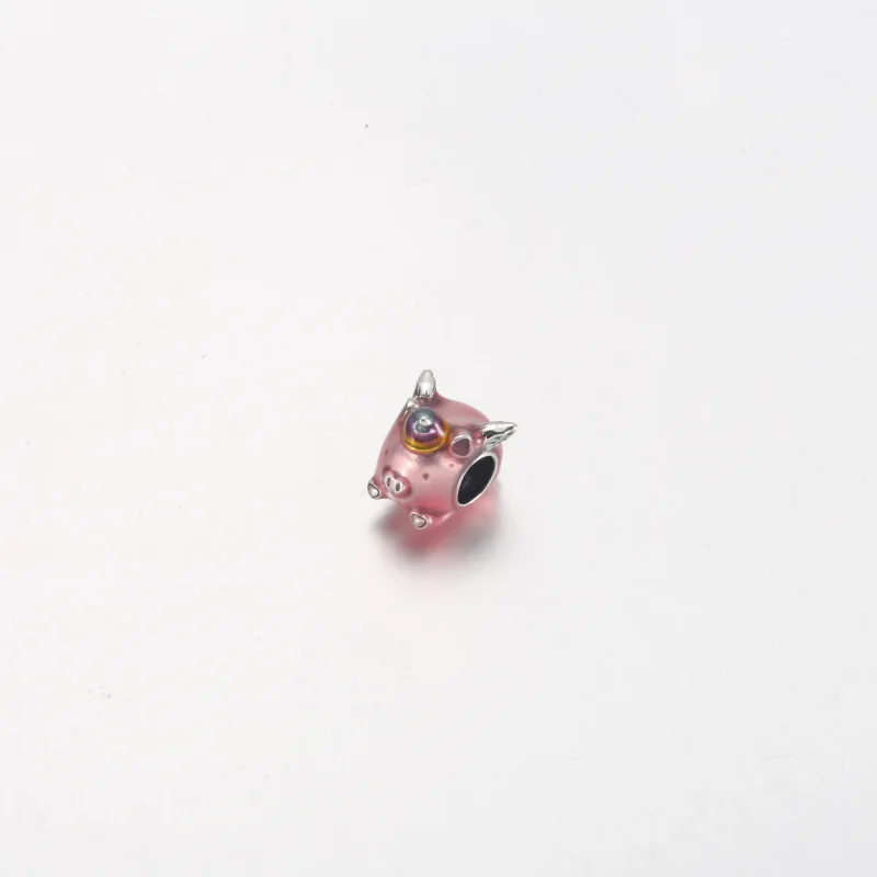 (image for) PANDORA Flying Unicorn Pig Charm - 792573C01 - View 9