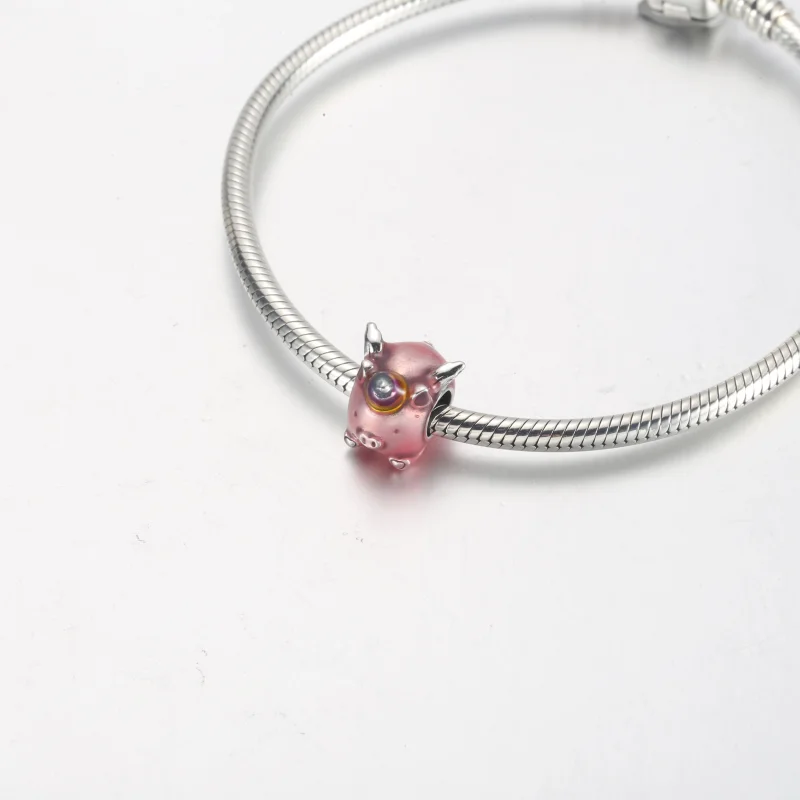 (image for) PANDORA Flying Unicorn Pig Charm - 792573C01 - View 12