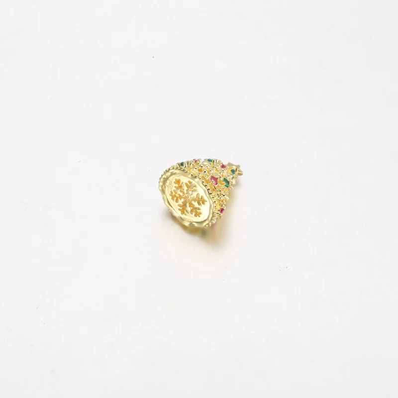 (image for) PANDORA Glitter Christmas Tree Charm - 769226C01 - View 6