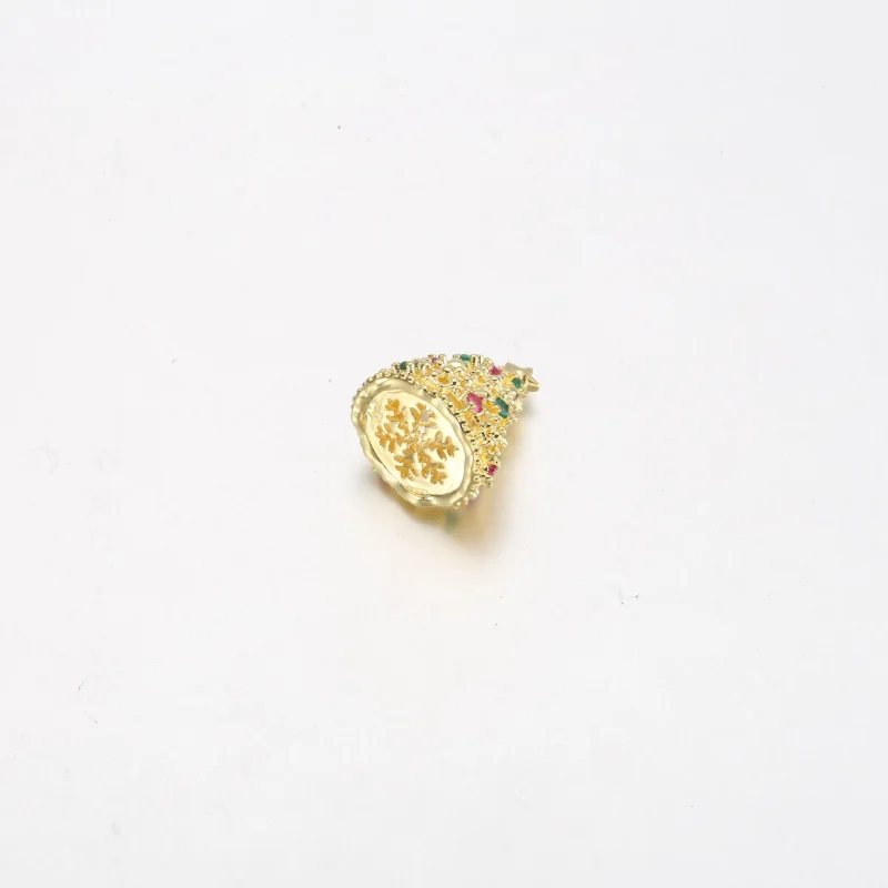 (image for) PANDORA Glitter Christmas Tree Charm - 769226C01 - View 10