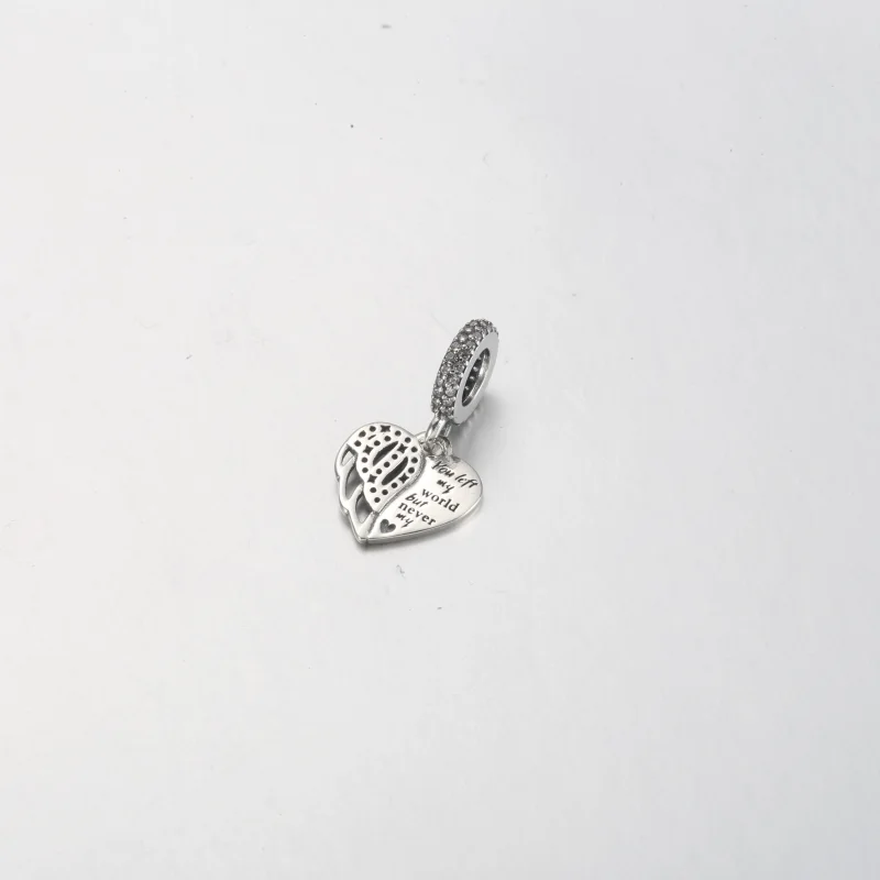 (image for) Pandora Heart and Angel Dangle - 792646C01 - View 3