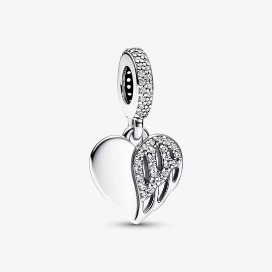 Pandora Heart and Angel Dangle - 792646C01