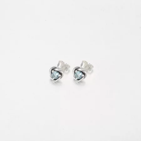 PANDORA June White Eternity Circle Stud Earrings - 292335C03