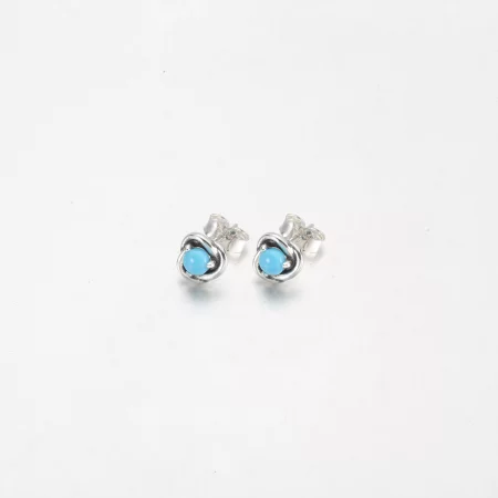 PANDORA June White Eternity Circle Stud Earrings - 292335C03