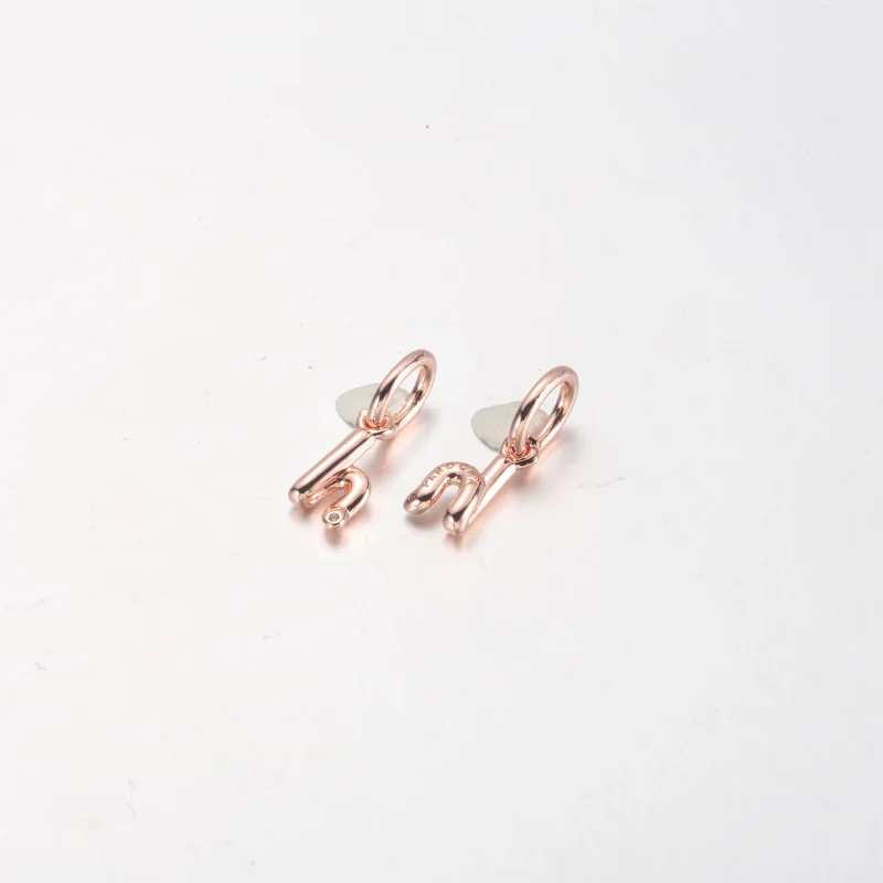 (image for) PANDORA Letter A Script Alphabet Dangle Charm - 782531C01 - View 8