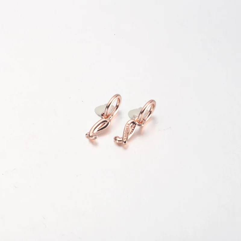 (image for) PANDORA Letter A Script Alphabet Dangle Charm - 782531C01 - View 12