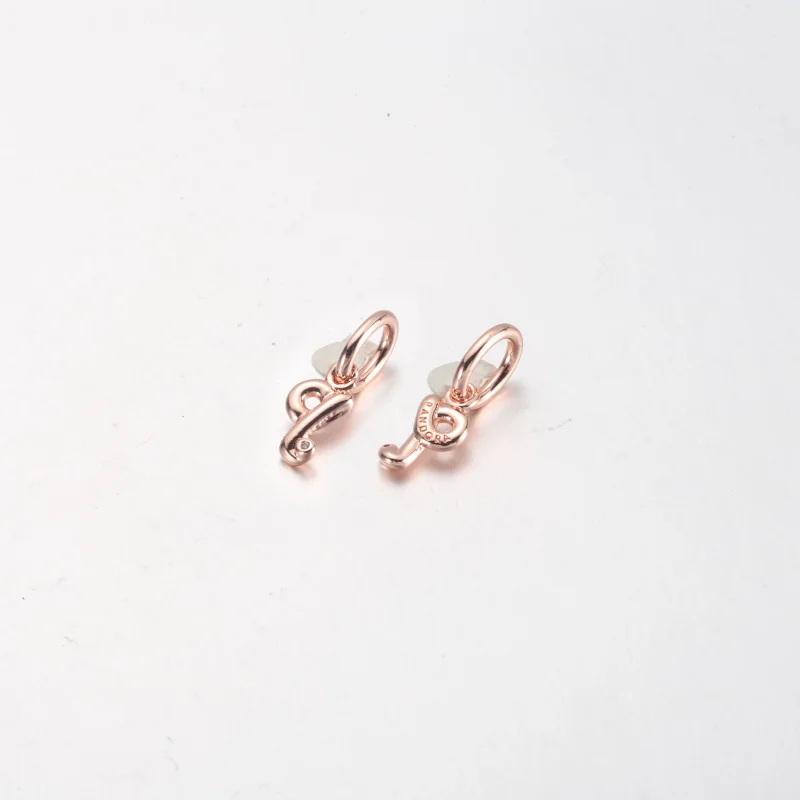 (image for) PANDORA Letter A Script Alphabet Dangle Charm - 782531C01 - View 18