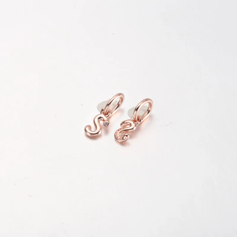 (image for) PANDORA Letter A Script Alphabet Dangle Charm - 782531C01 - View 20