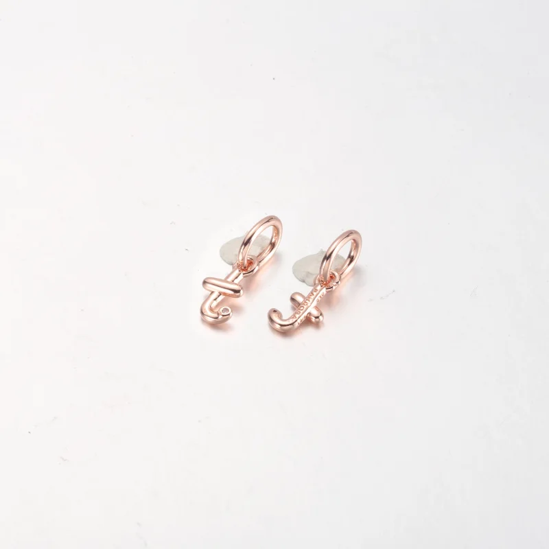 (image for) PANDORA Letter A Script Alphabet Dangle Charm - 782531C01 - View 21