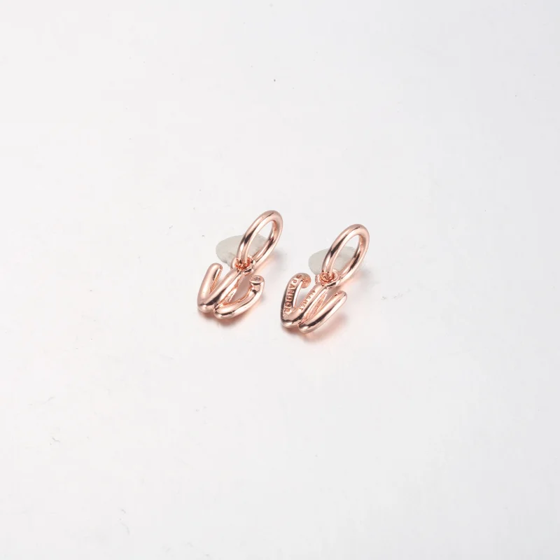 (image for) PANDORA Letter A Script Alphabet Dangle Charm - 782531C01 - View 24