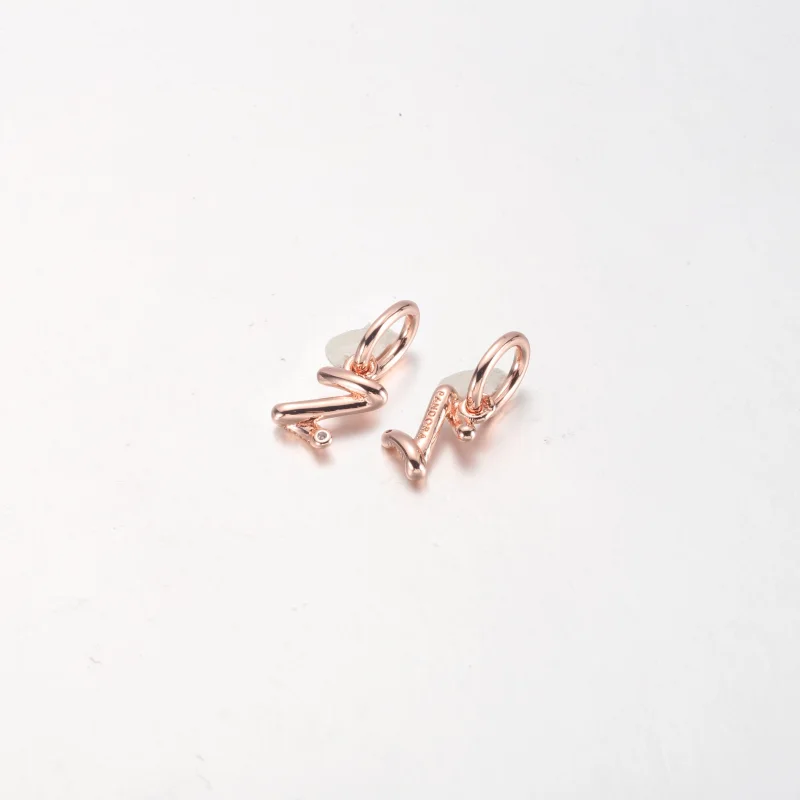 (image for) PANDORA Letter A Script Alphabet Dangle Charm - 782531C01 - View 27