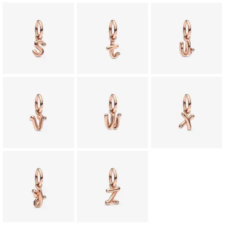 PANDORA Letter A Script Alphabet Dangle Charm - 782531C01