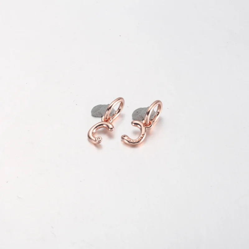 (image for) PANDORA Letter A Script Alphabet Dangle Charm - 782531C01 - View 31