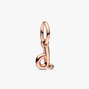 (image for) PANDORA Letter D Script Alphabet Dangle Charm - 782534C01
