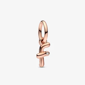 (image for) PANDORA Letter F Script Alphabet Dangle Charm - 782532C01