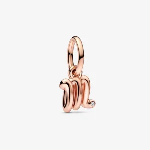 (image for) PANDORA Letter M Script Alphabet Dangle Charm - 782474C01