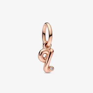 (image for) PANDORA Letter Q Script Alphabet Dangle Charm - 782476C01