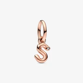 PANDORA Letter S Script Alphabet Dangle Charm - 782478C01 PANDORA Letter S Script Alphabet Dangle Charm - 782478C01