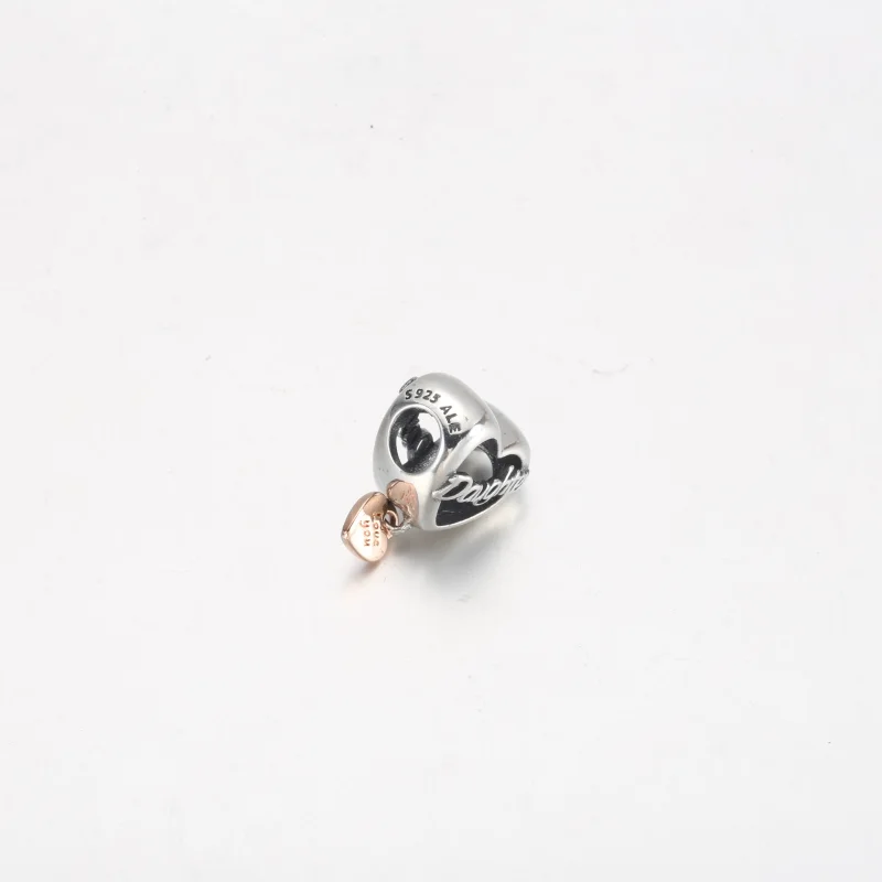 (image for) PANDORA Love You Daughter Heart Charm - 782327C00 - View 6