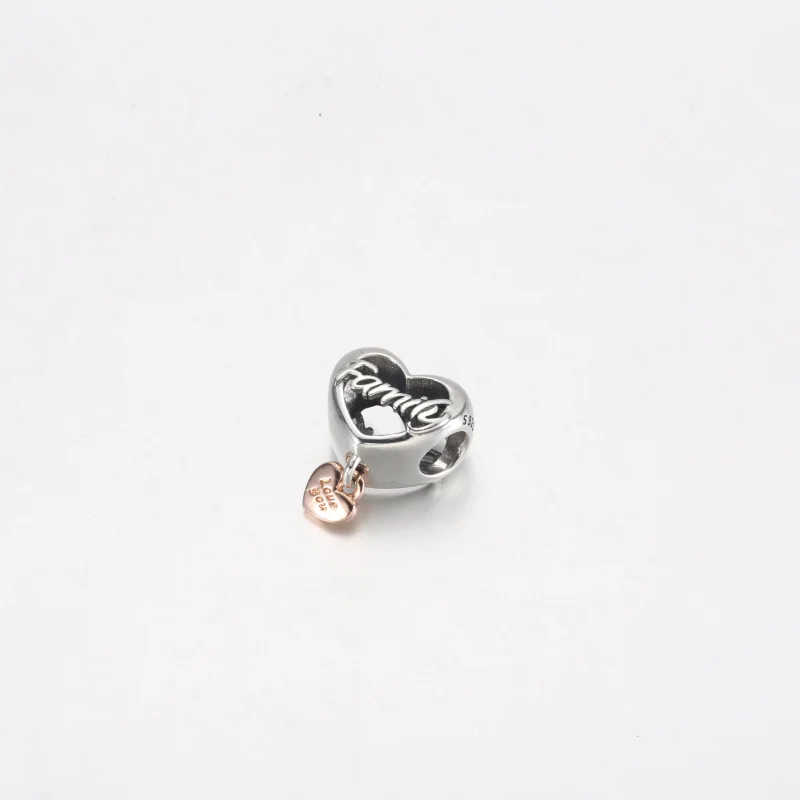 (image for) PANDORA Love You Family Heart Charm - 782326C00 - View 5