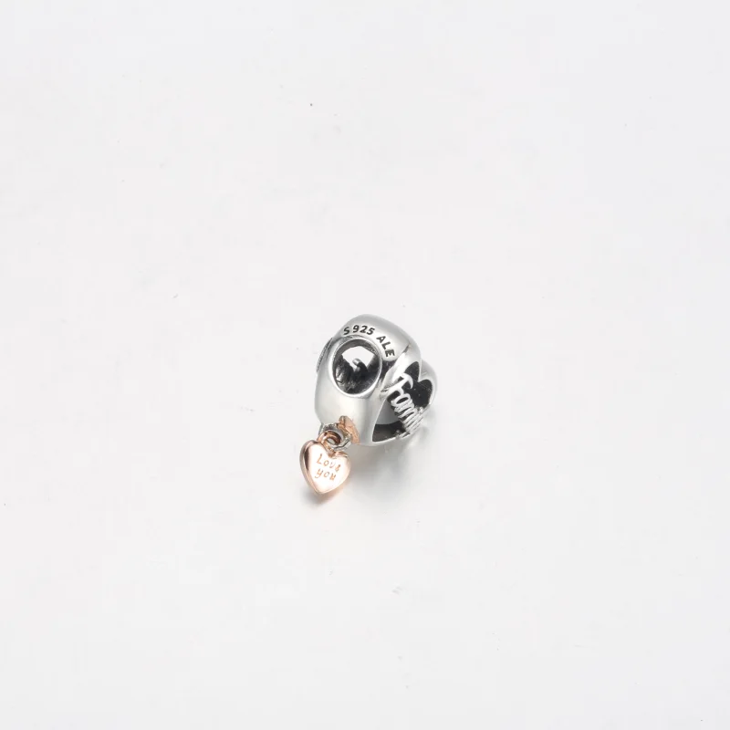 (image for) PANDORA Love You Family Heart Charm - 782326C00 - View 6