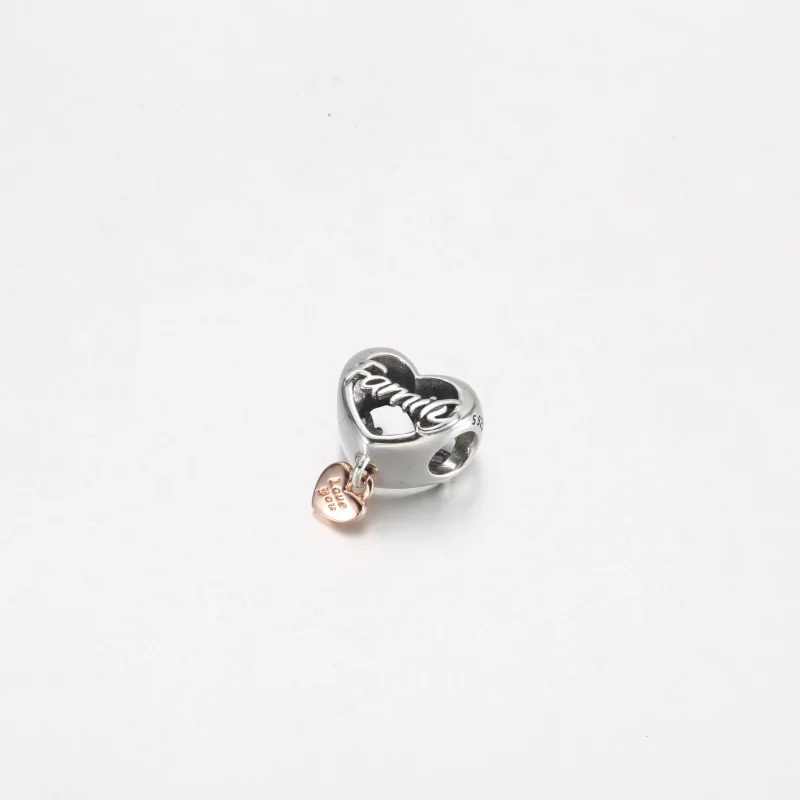 (image for) PANDORA Love You Family Heart Charm - 782326C00 - View 8