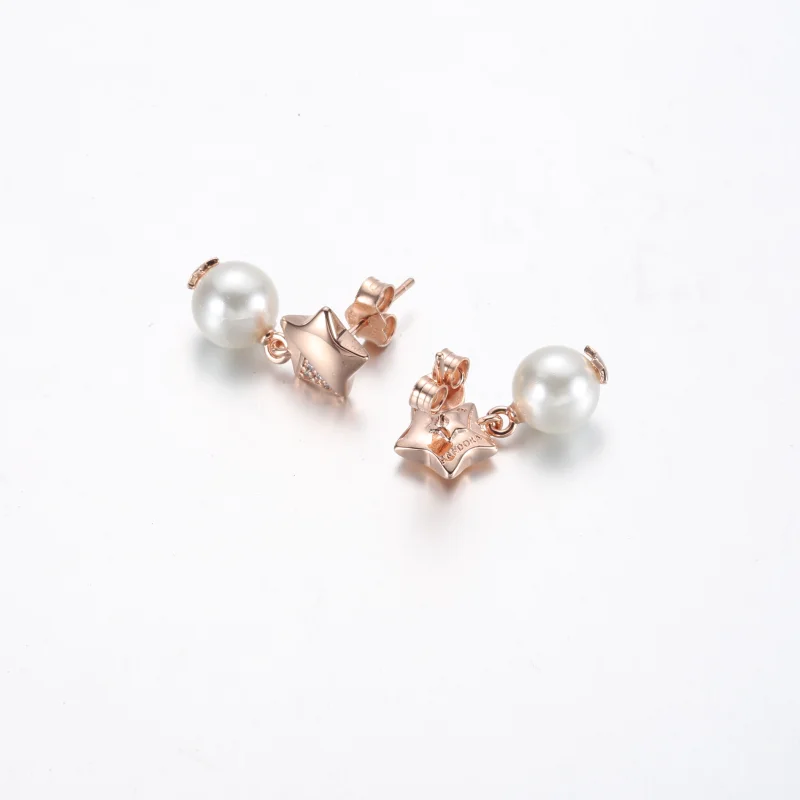 (image for) PANDORA Lucky Star Series Jane Star Stud Earrings - 282488C01 - View 3