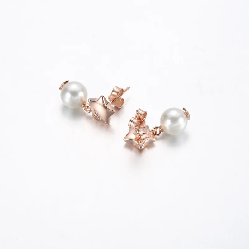 (image for) PANDORA Lucky Star Series Jane Star Stud Earrings - 282488C01 - View 7