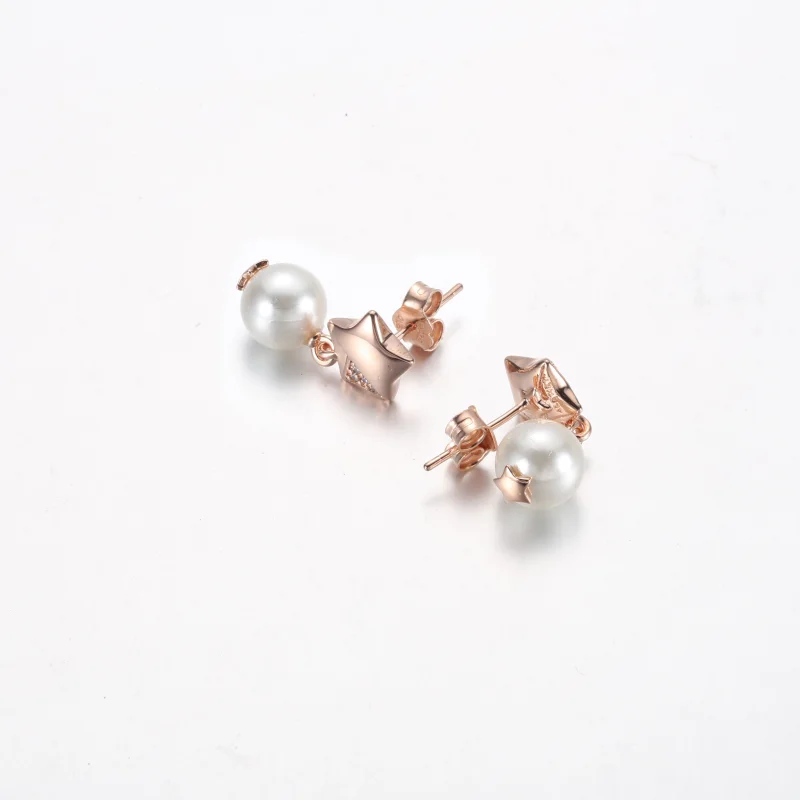 (image for) PANDORA Lucky Star Series Jane Star Stud Earrings - 282488C01 - View 9