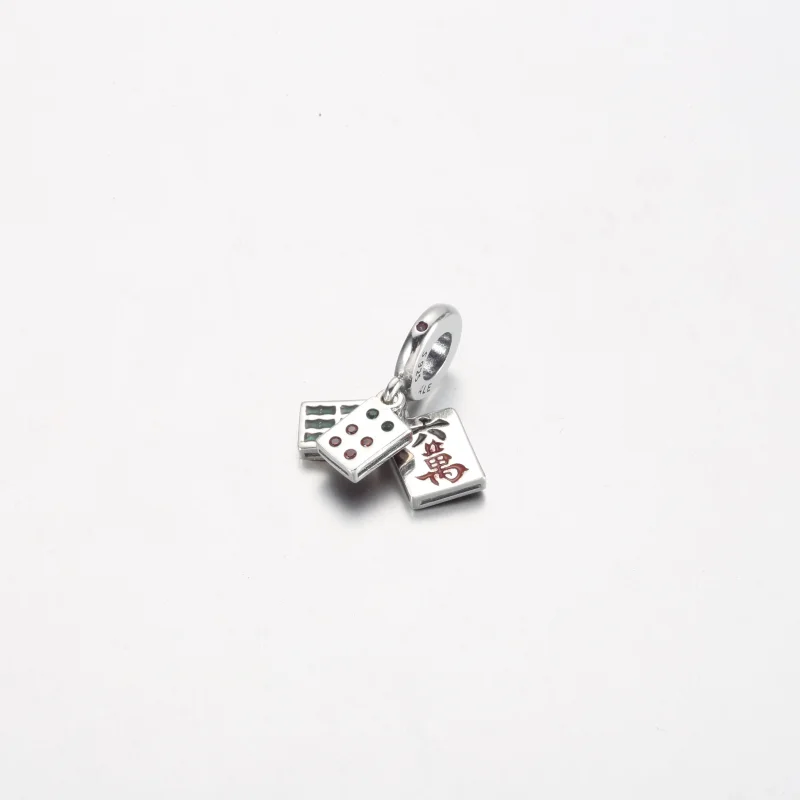 (image for) PANDORA Mahjong Triple Dangle Charm - 792523C01 - View 8