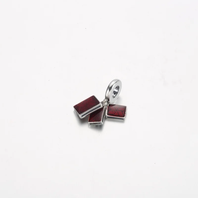 (image for) PANDORA Mahjong Triple Dangle Charm - 792523C01 - View 9