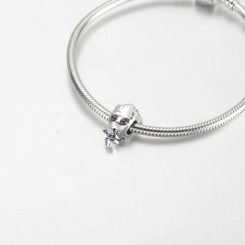 (image for) PANDORA Marvel Guardians of the Galaxy Dancing Groot Charm - 792554C01 - View 8