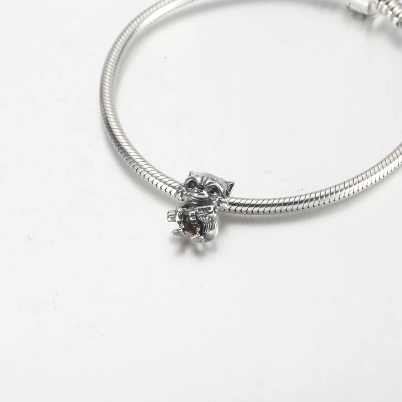 (image for) PANDORA Marvel Guardians of the Galaxy Rocket Raccoon Charm - 792563C01 - View 12