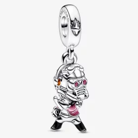 PANDORA Marvel Guardians of the Galaxy Star-Lord Dangle Charm - 792562C01 PANDORA Marvel Guardians of the Galaxy Star-Lord Dangle Charm - 792562C01